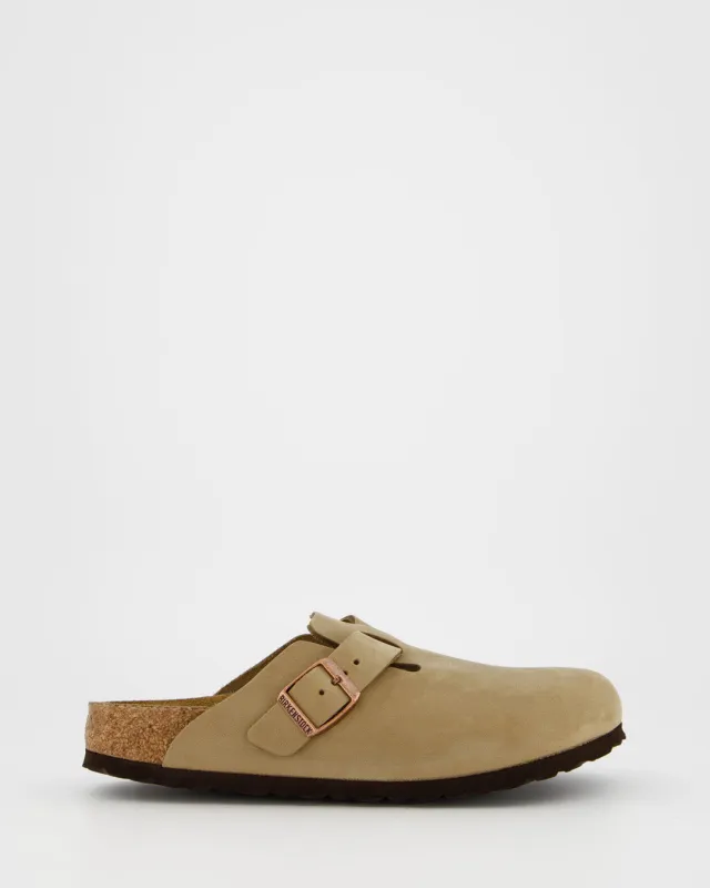 Birkenstock Boston - Leather Clogs sold by Ulanka