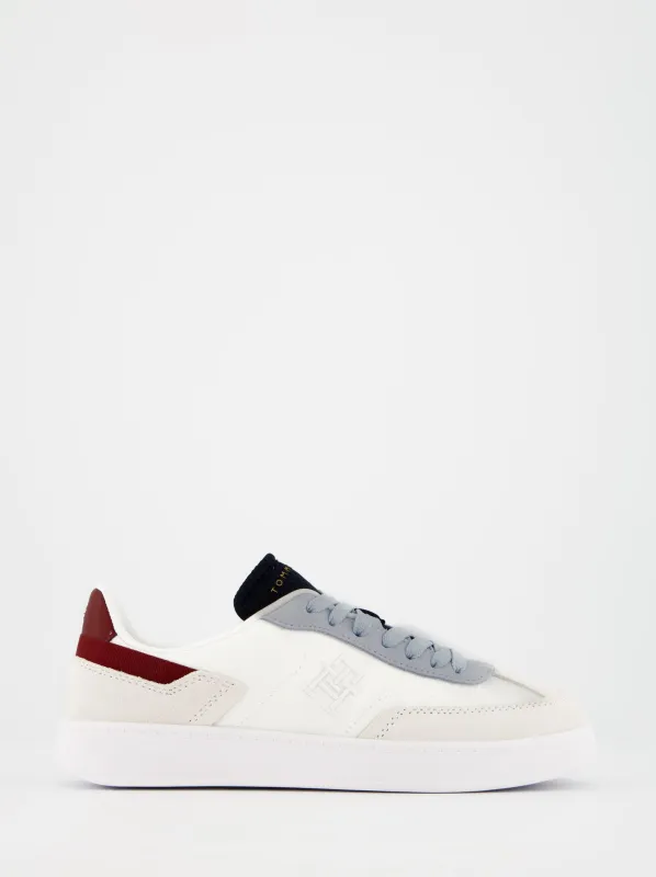 Tommy Hilfiger white leather sneakers sold by Ulanka