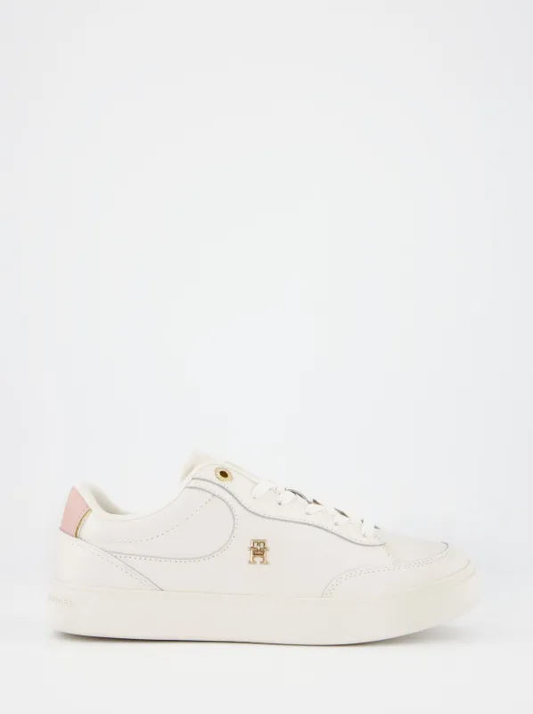 Tommy Hilfiger white leather sneakers sold by Ulanka