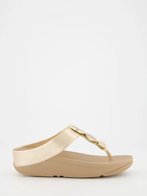 Geox Bead Wedge Sandals made by Geox