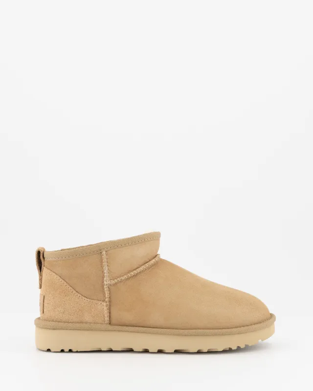 UGG Classic Ultra Mini - Leather Ankle Boots made by UGG