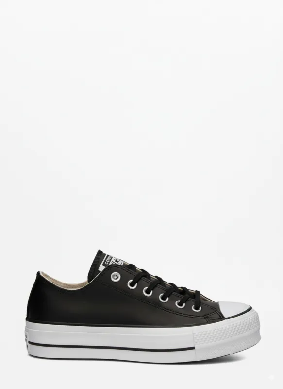 Converse Chuck Taylor All Star Lift Clean Leather Low Top Sneakers sold by Ulanka