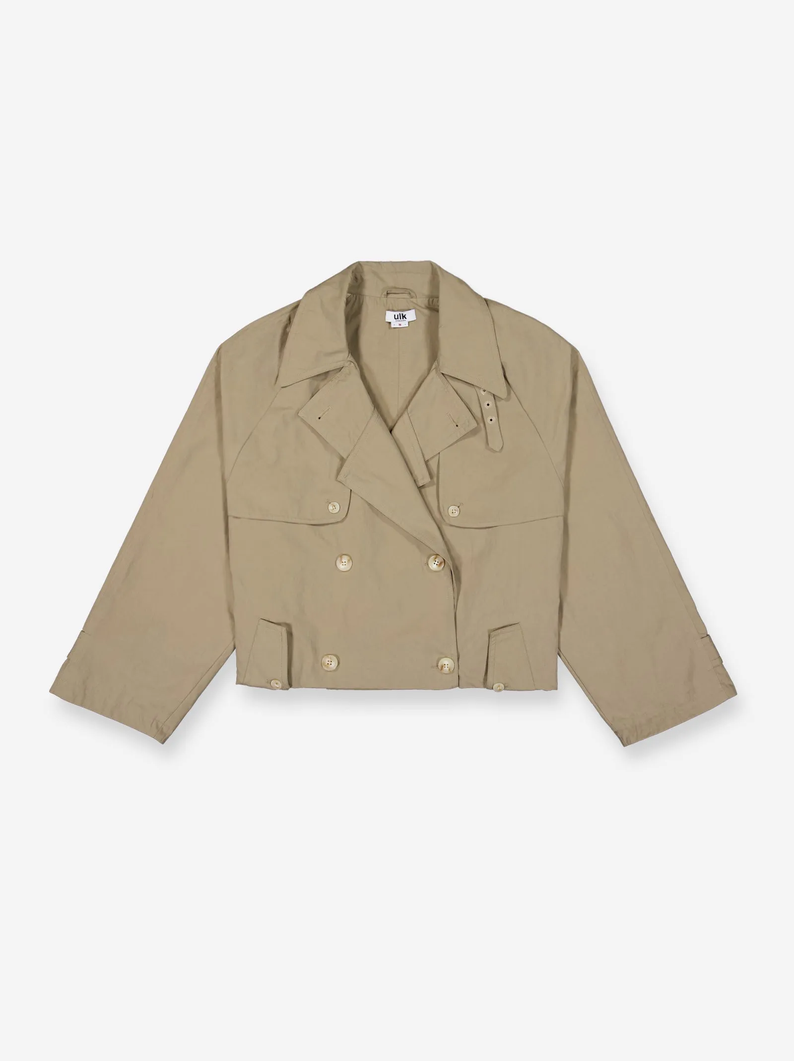 Cropped double-breasted trench coat - Livia sold by Ulanka product image thumbnail 2