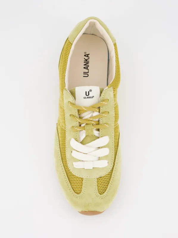 Suede sneakers with thin soles - Sade sold by Ulanka