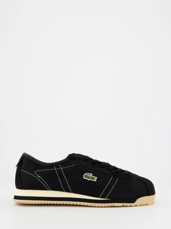 Lacoste Club Low suede and mesh sneakers sold by Ulanka