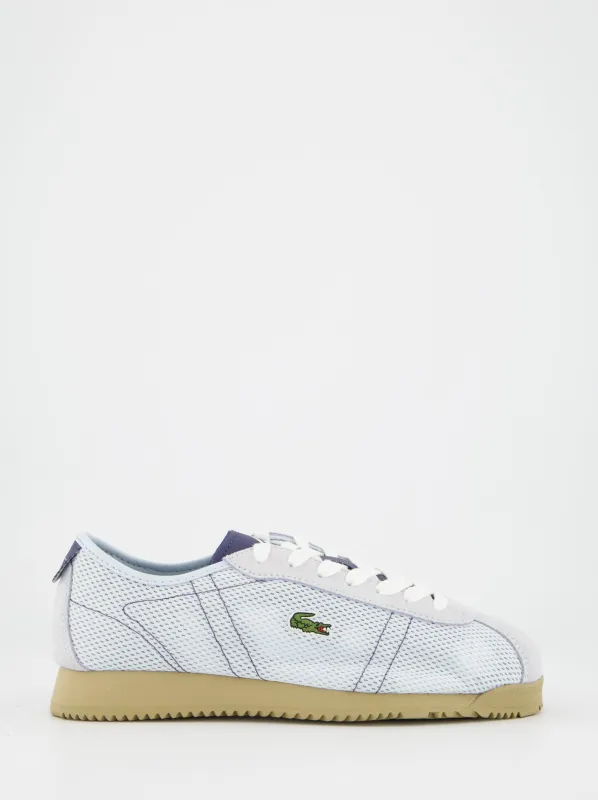 Lacoste Club Low suede and mesh sneakers sold by Ulanka
