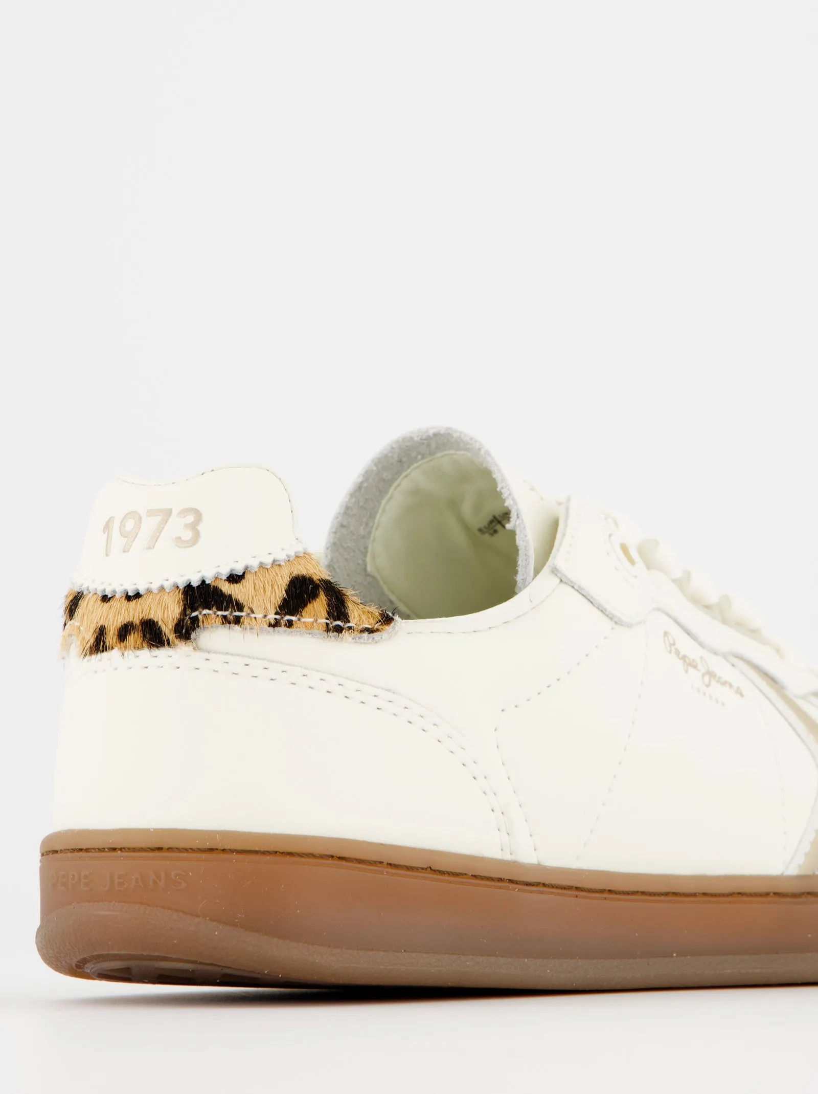 Pepe Jeans leather sneakers with animal print detail sold by Ulanka product image thumbnail 4