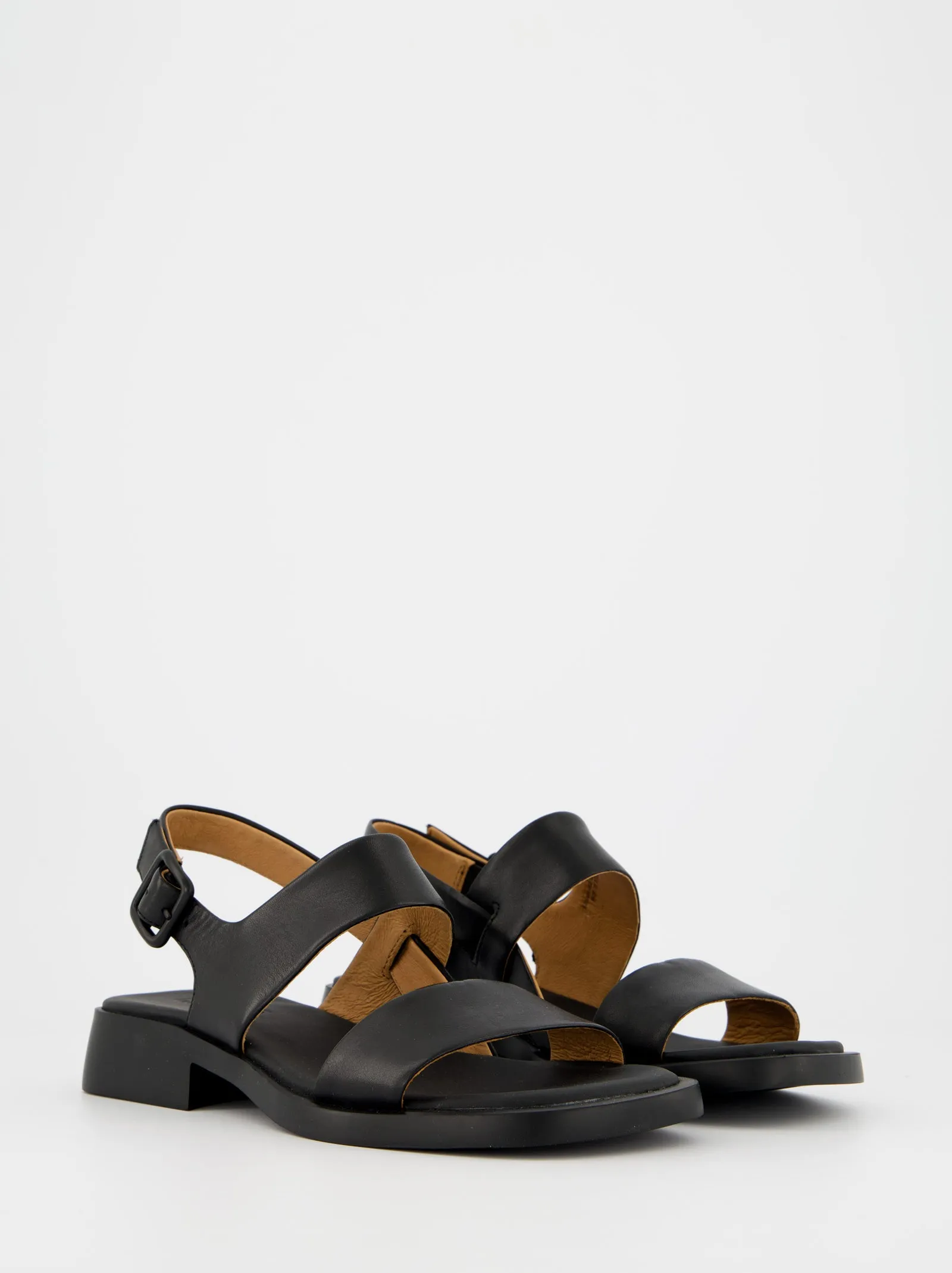 Camper Dana - Black leather sandals sold by Ulanka product image thumbnail 2