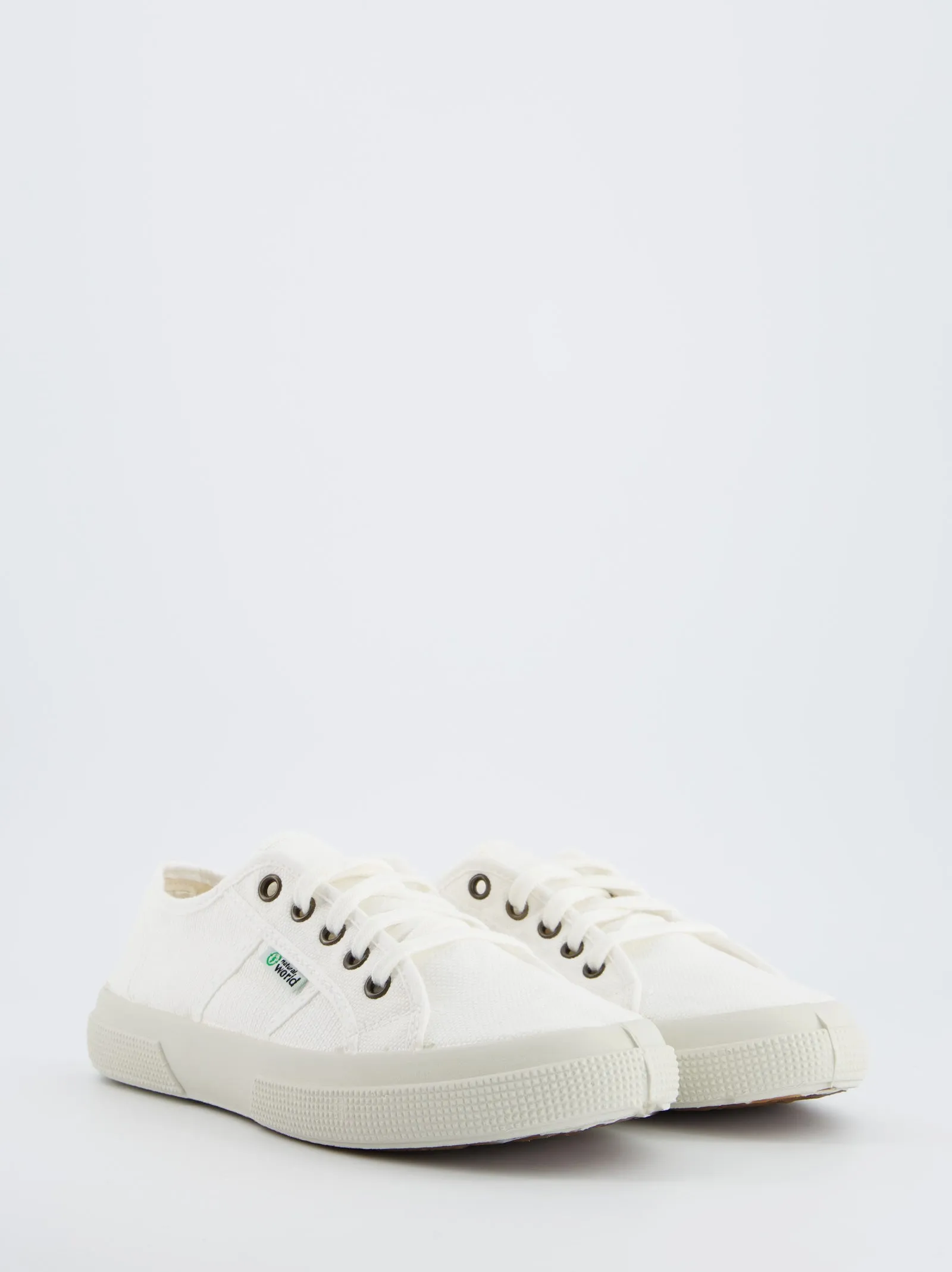 Natural World Old Blossom Eco-Friendly White Sneakers sold by Ulanka product image thumbnail 4