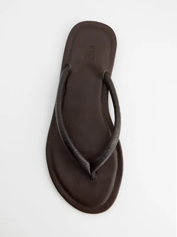 Sandalias marrones de piel - Nude sold by Ulanka