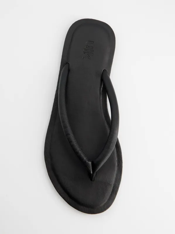 Sandalias negras de piel - Nude sold by Ulanka