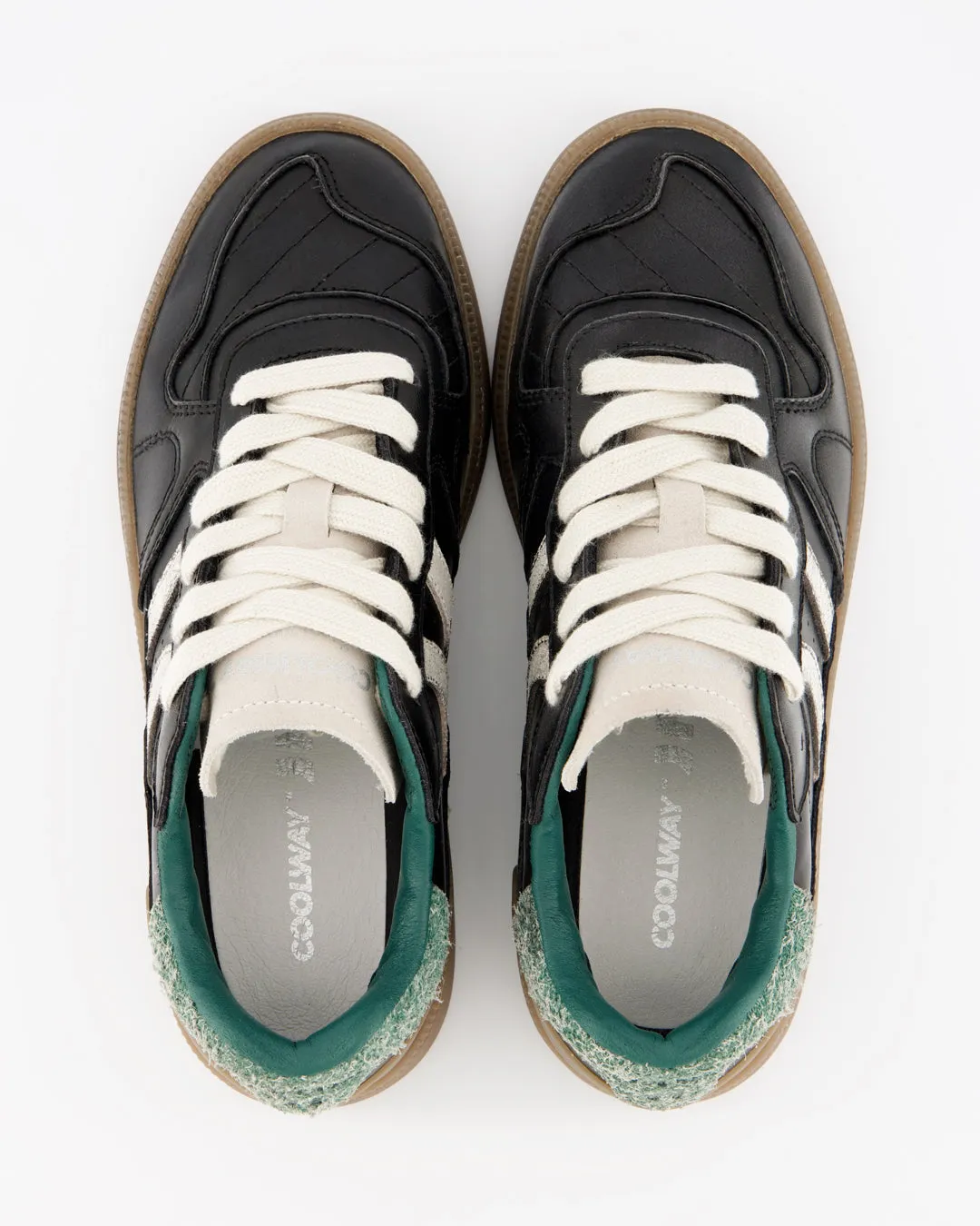 Coolway Goal Ash Black - Zapatillas de piel negras sold by Ulanka product image thumbnail 2