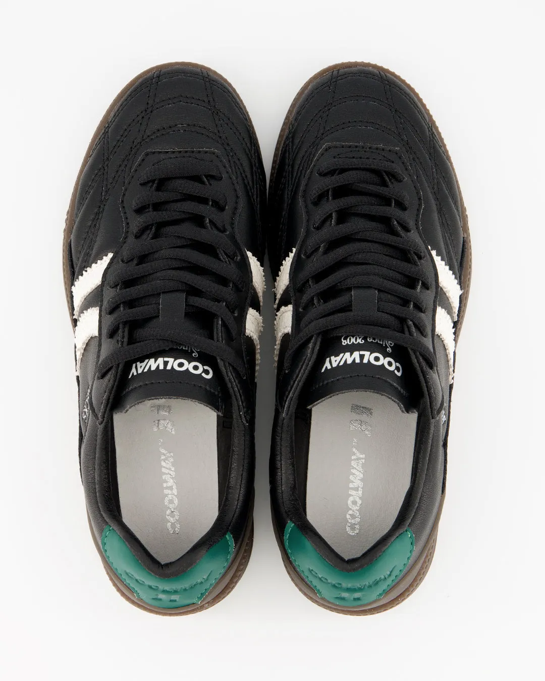 Coolway Becks Onyx Pulse - Zapatillas de piel negras sold by Ulanka product image thumbnail 2