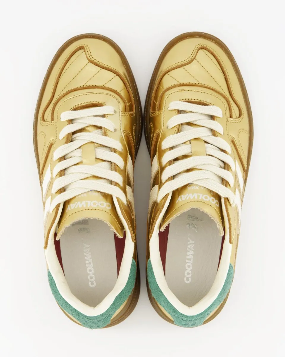 Coolway Goal Champagne Shine - Leather trainers sold by Ulanka product image thumbnail 2