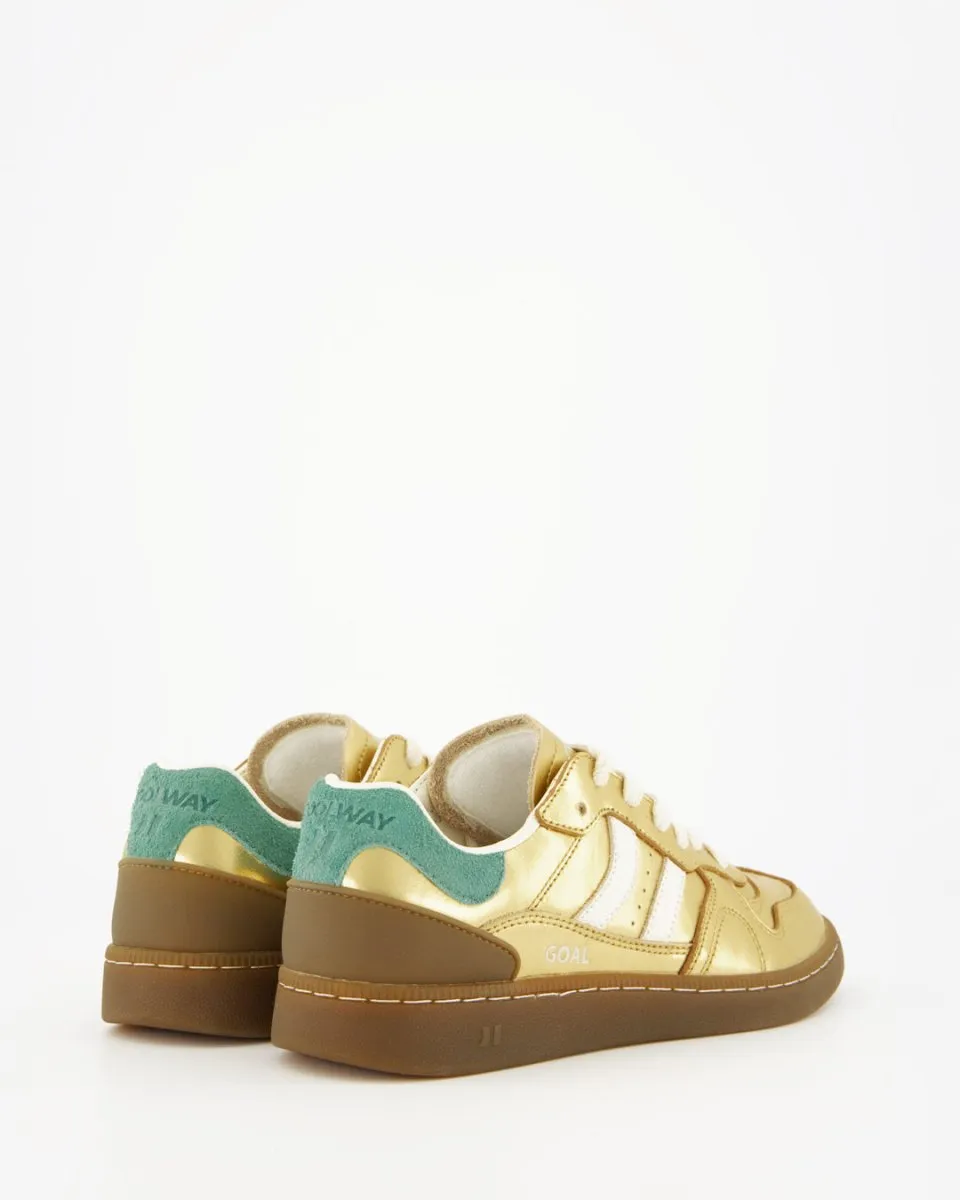 Coolway Goal Champagne Shine - Leather trainers sold by Ulanka product image thumbnail 3