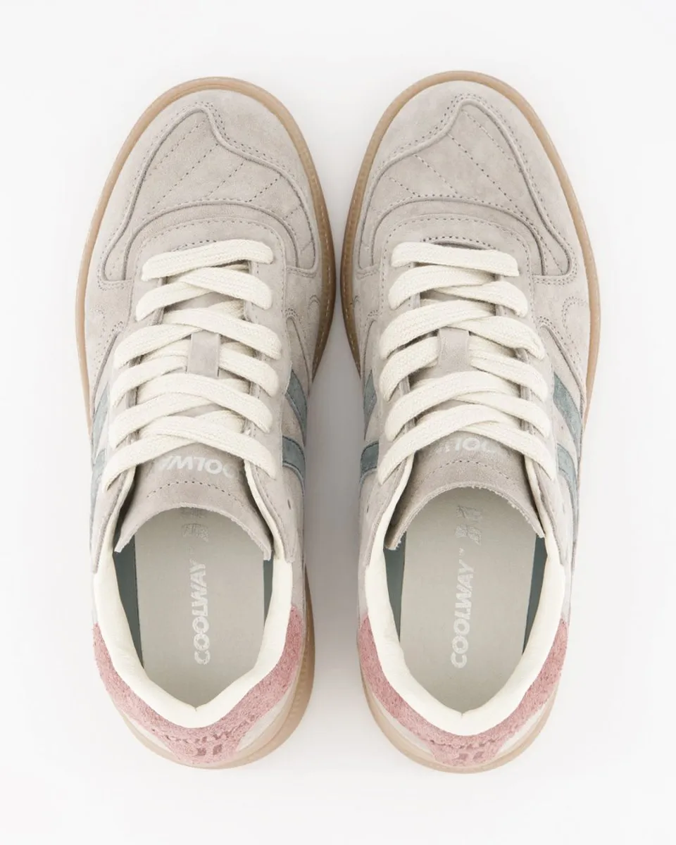 Coolway Goal Soft Grey - Leather sneakers sold by Ulanka product image thumbnail 2