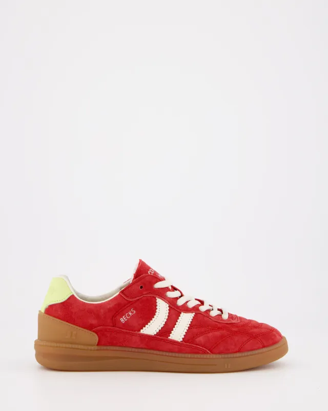 Coolway Becks X - Zapatillas de piel rojas sold by Ulanka