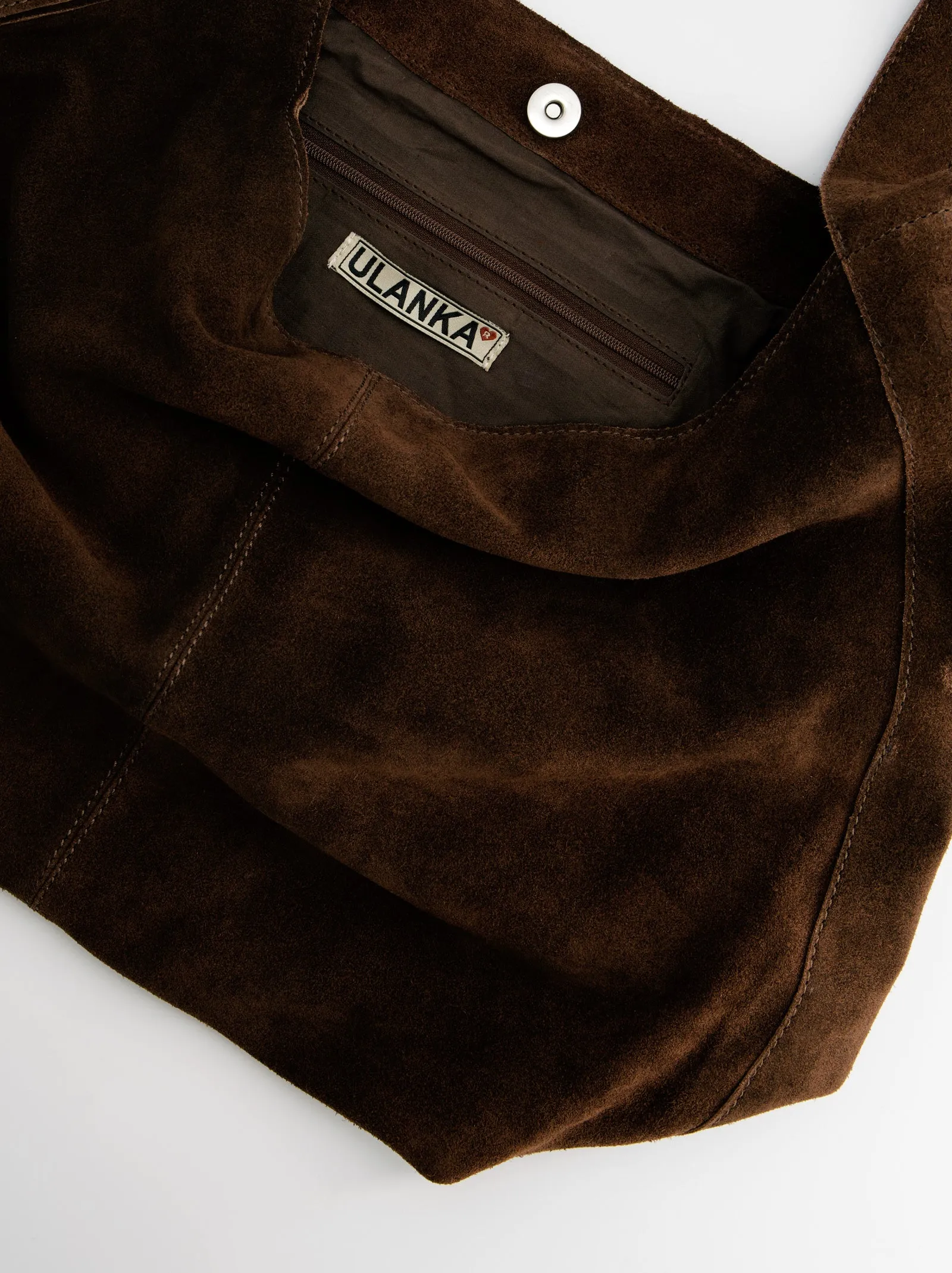 Suede hobo shoulder bag - ULK Padua sold by Ulanka product image thumbnail 5