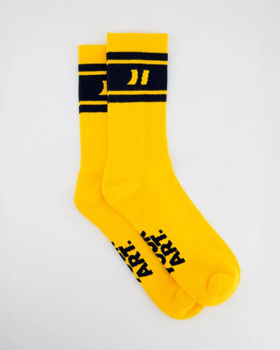 Coolway Base Yellows Socks - Mid-calf socks sold by Ulanka