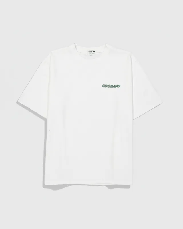 Coolway Iconic White T-Shirt - Camiseta blanca de manga corta made by Ulanka