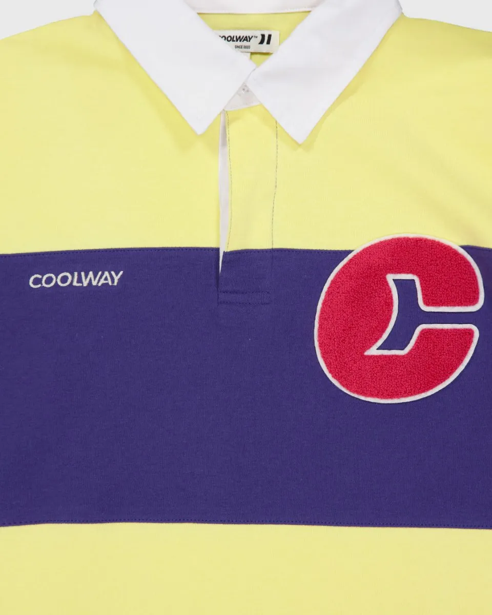 Coolway Field Yellow Polo - Striped Long-Sleeve T-Shirt sold by Ulanka product image thumbnail 3