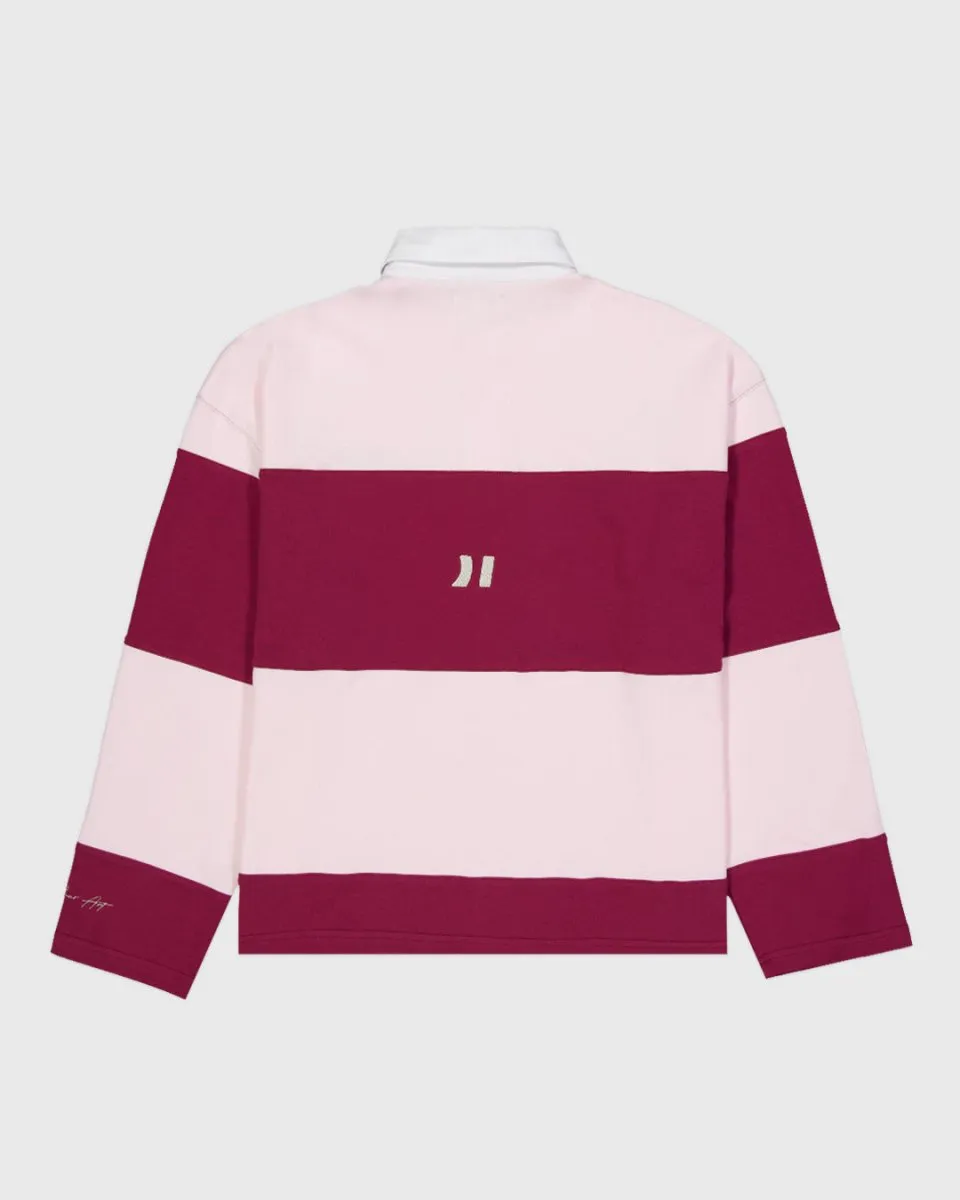 Coolway Field Strawberry Polo - Striped Long Sleeve T-Shirt sold by Ulanka product image thumbnail 5