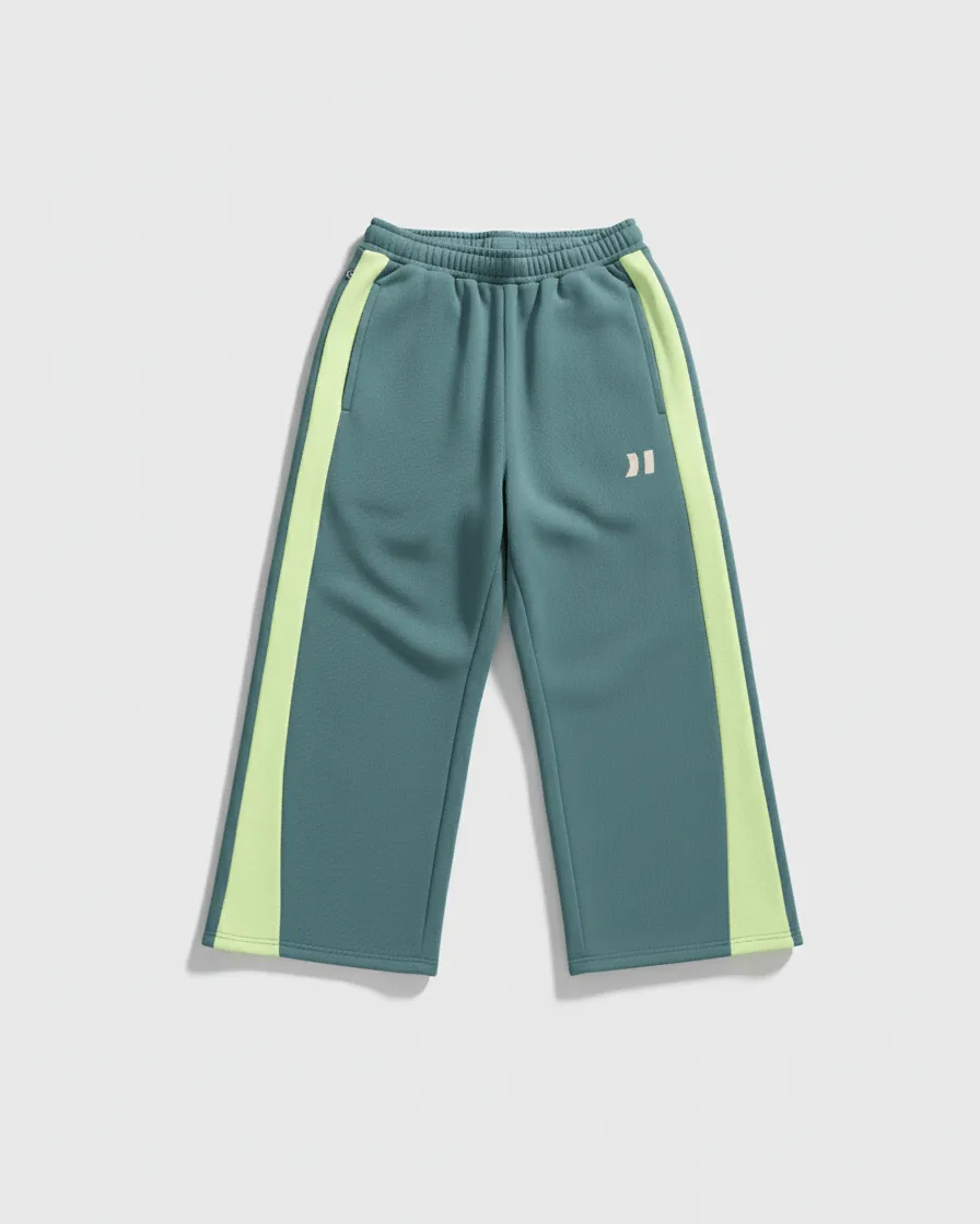 Coolway Float Green Sweatpants - Pantalones deportivos de corte relajado sold by Ulanka