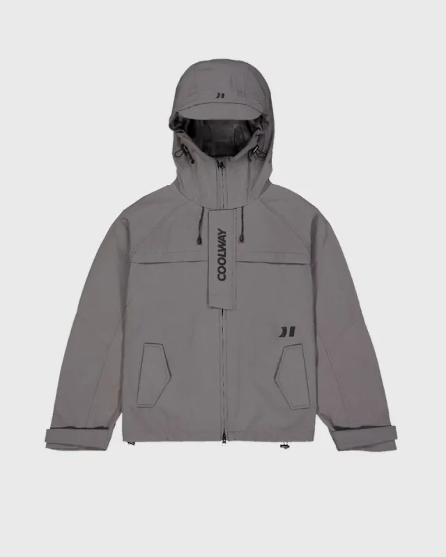 Coolway Storm Grey Windbreaker - Cortavientos impermeable con capucha sold by Ulanka
