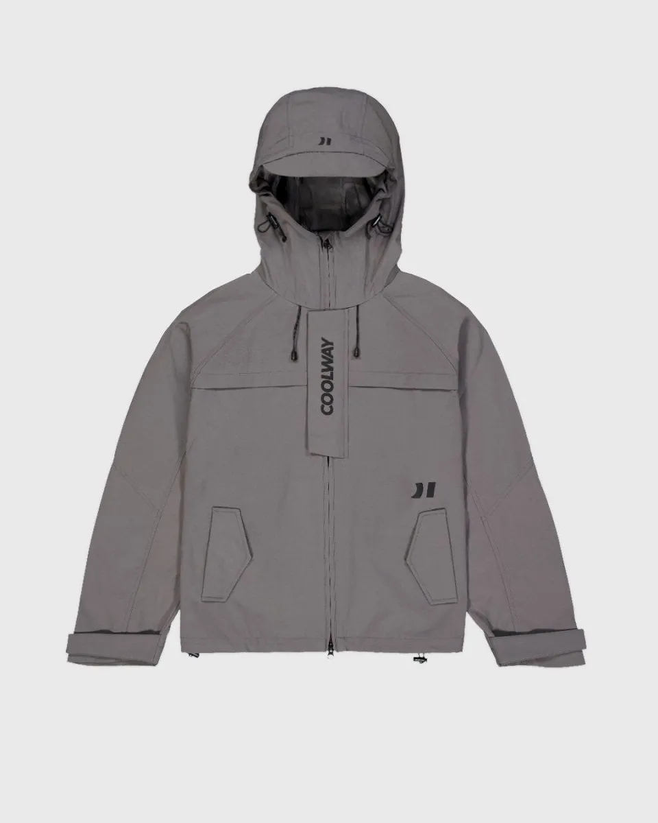 Coolway Storm Grey Windbreaker - Cortavientos impermeable con capucha sold by Ulanka