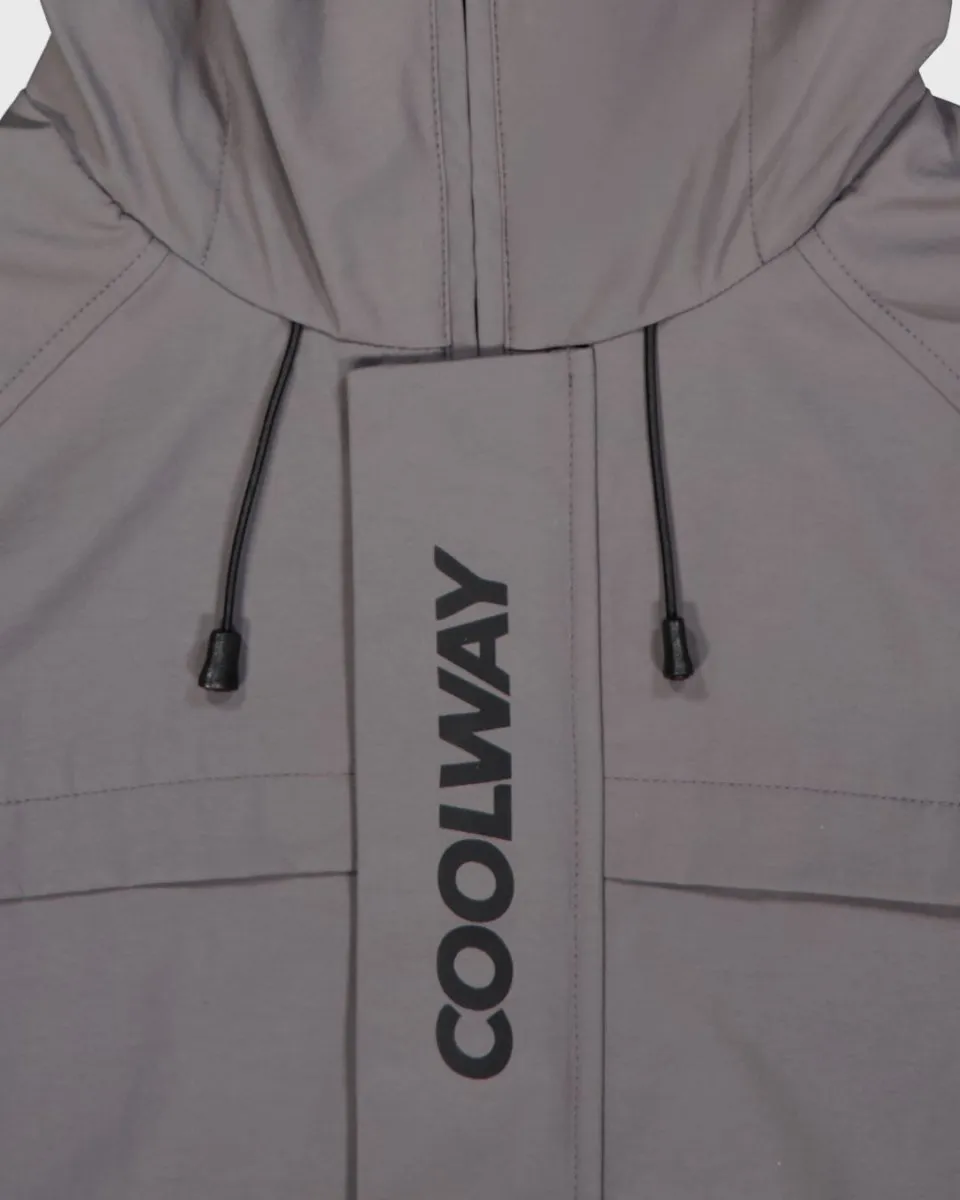 Coolway Storm Grey Windbreaker - Cortavientos impermeable con capucha sold by Ulanka product image thumbnail 5