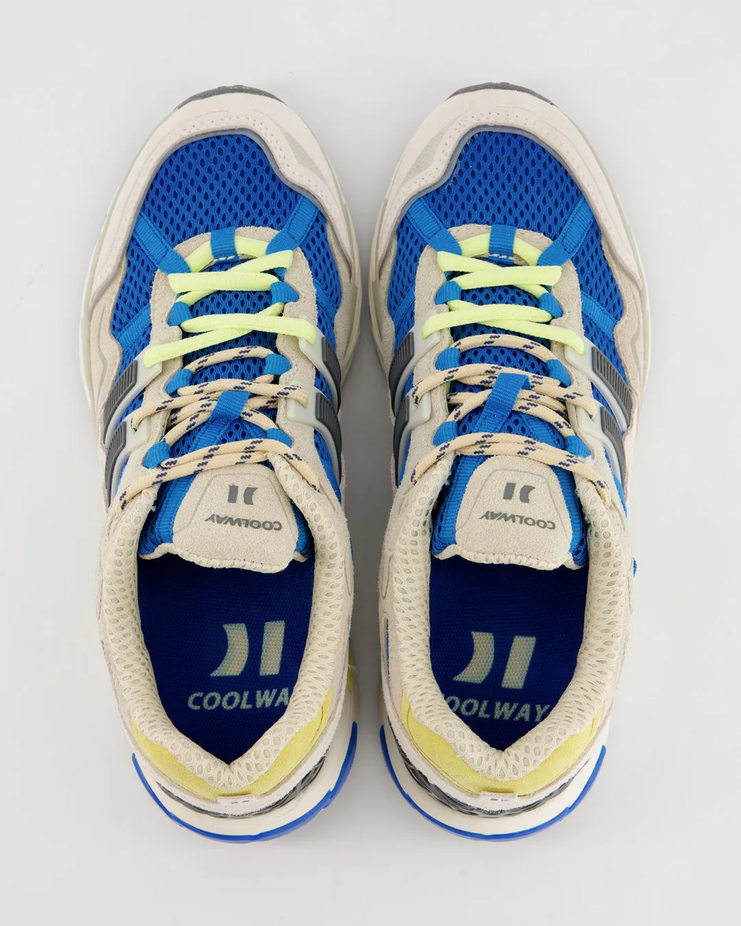 Coolway 2003 Blue Motion - Suede and Mesh Trainers sold by Ulanka product image thumbnail 2