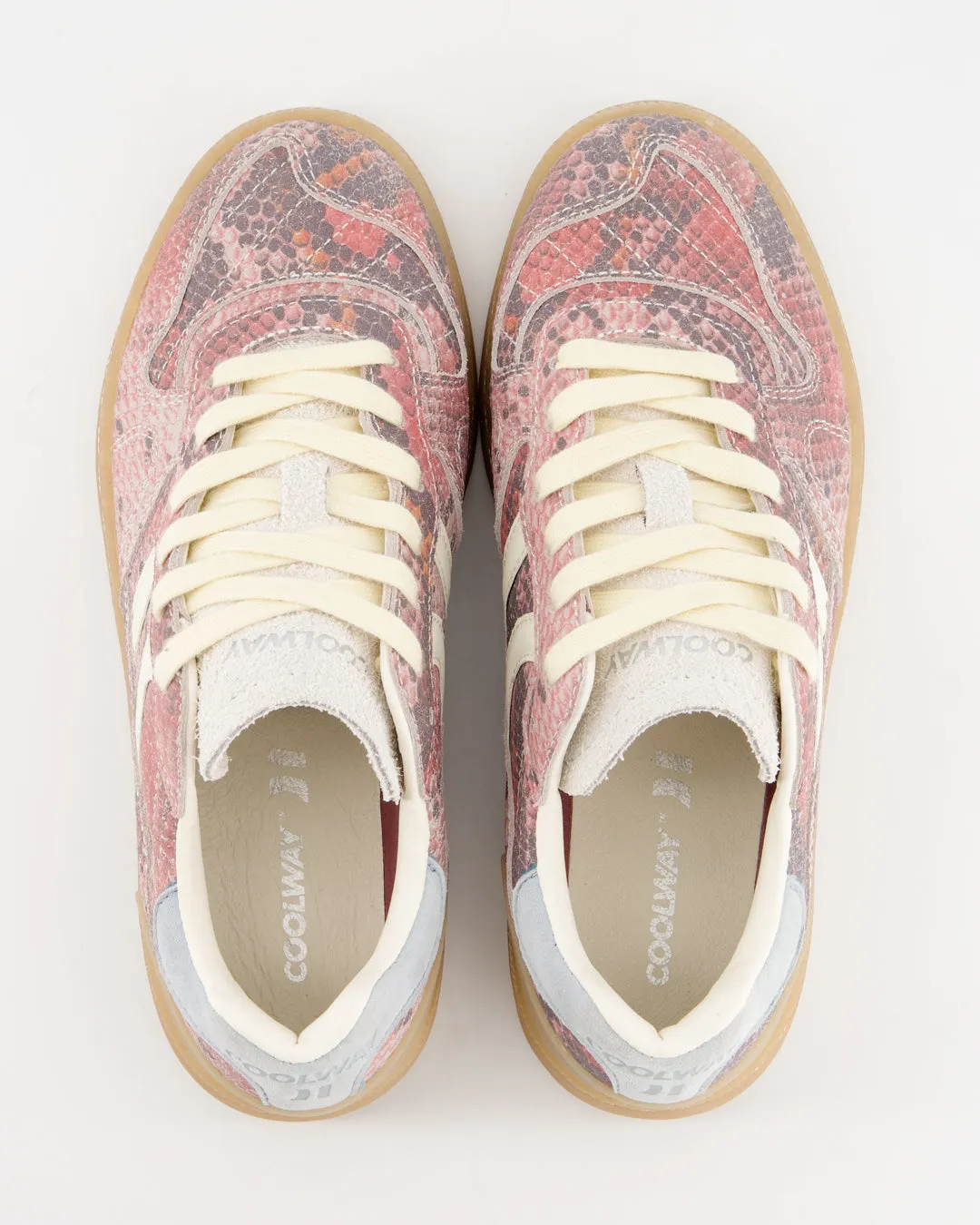 Coolway Goal Pink Mamba - Animal Print Suede Sneakers sold by Ulanka product image thumbnail 2