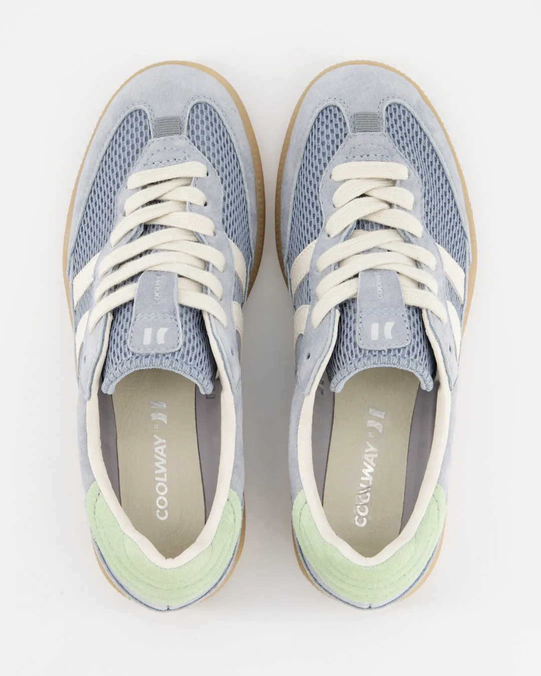 Coolway Baresi Aqua Blue - Zapatillas de ante y nylon efecto malla sold by Ulanka product image thumbnail 2