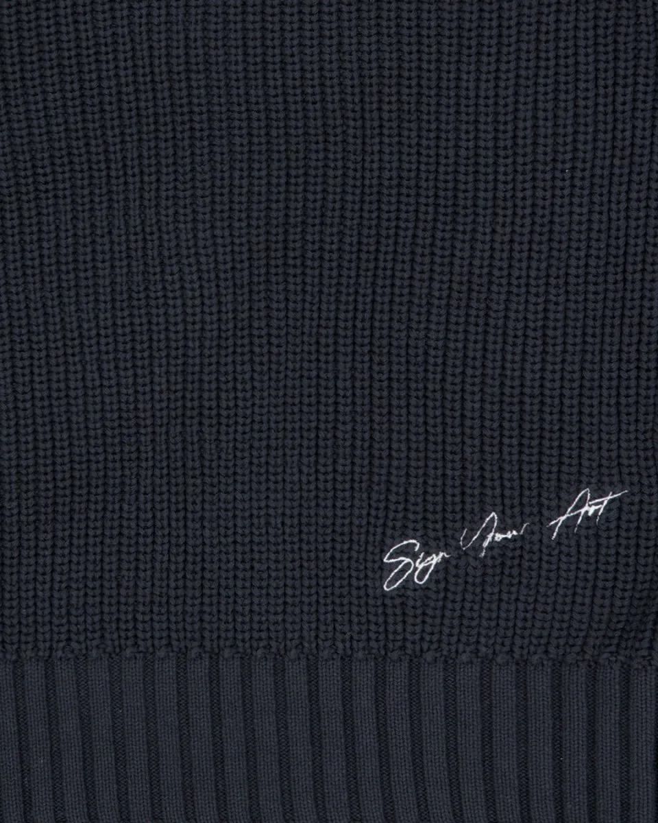 Coolway Black Knit Sweater - Long-sleeved knit sweater sold by Ulanka product image thumbnail 3