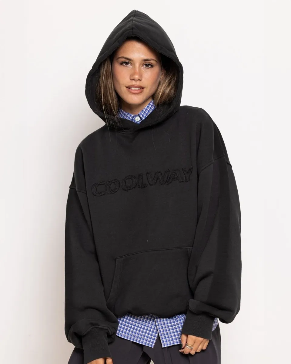 Coolway Washed Black Hoodie - Hoodie sold by Ulanka product image thumbnail 3
