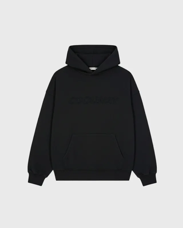 Coolway Washed Black Hoodie - Hoodie made by Coolway