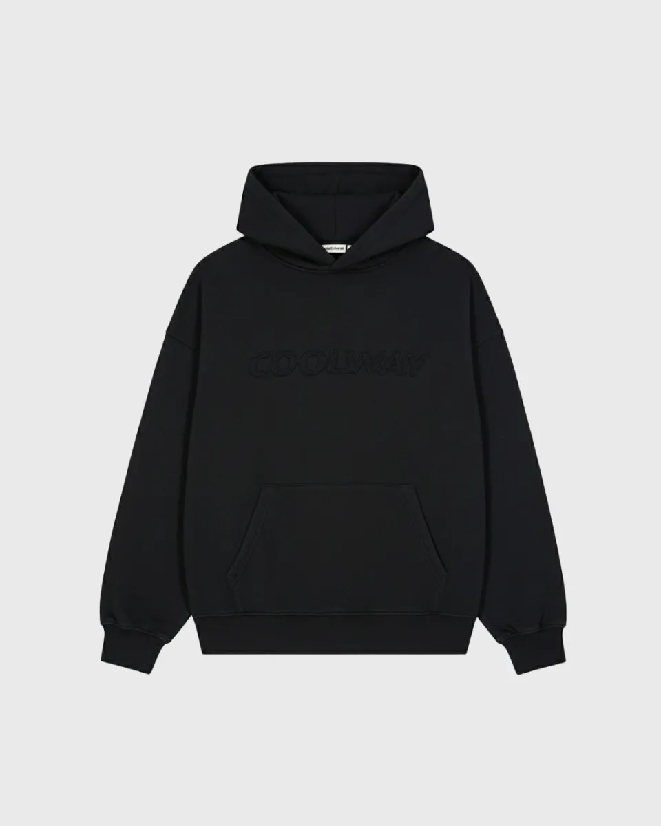 Coolway Washed Black Hoodie - Hoodie sold by Ulanka