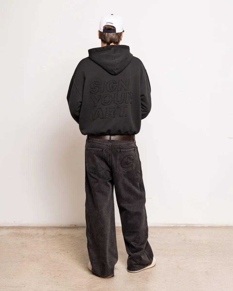 Coolway Washed Black Hoodie - Hoodie sold by Ulanka product image thumbnail 5