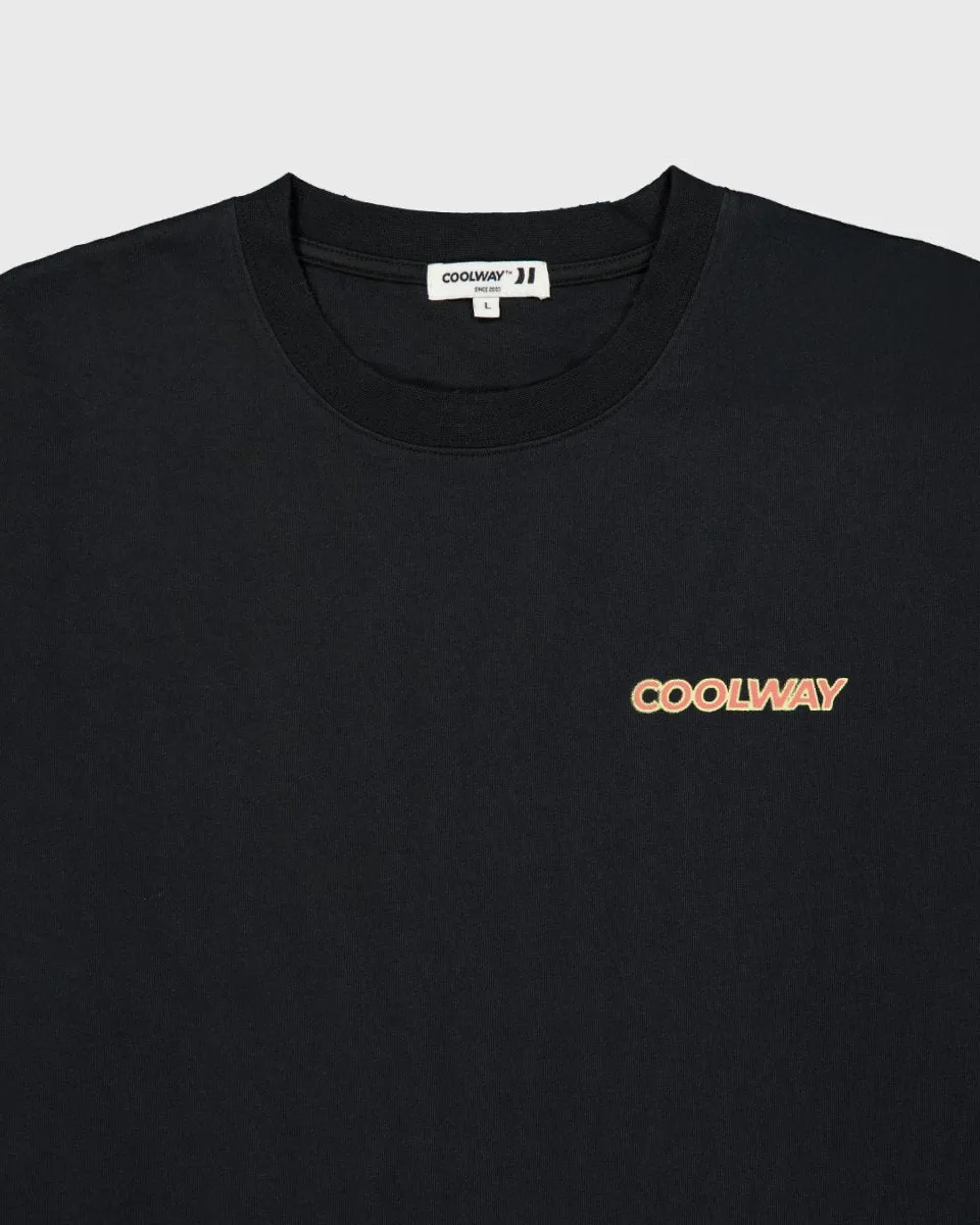 Coolway Iconic Black T-Shirt - Short sleeve t-shirt sold by Ulanka product image thumbnail 5