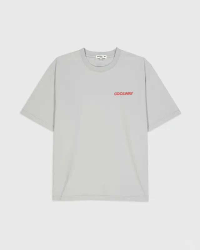 Coolway Iconic Grey T-Shirt - Short sleeve t-shirt made by Coolway