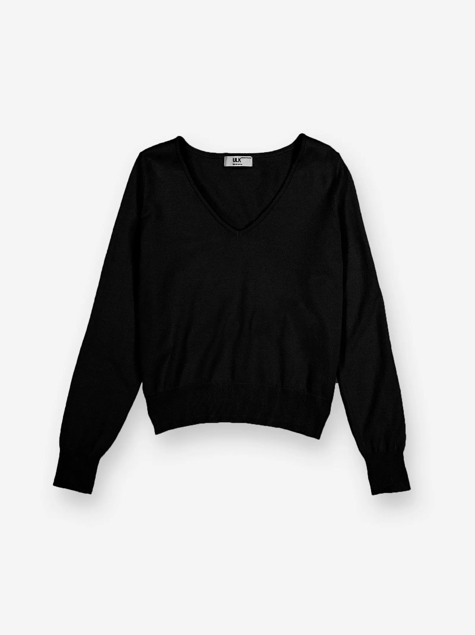 Jersey de punto con cuello en V - Fae sold by Ulanka