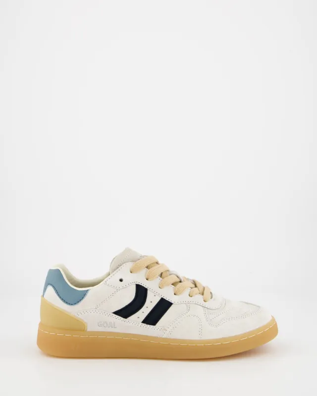 Coolway Goal - Grey Leather Sneakers made by Ulanka