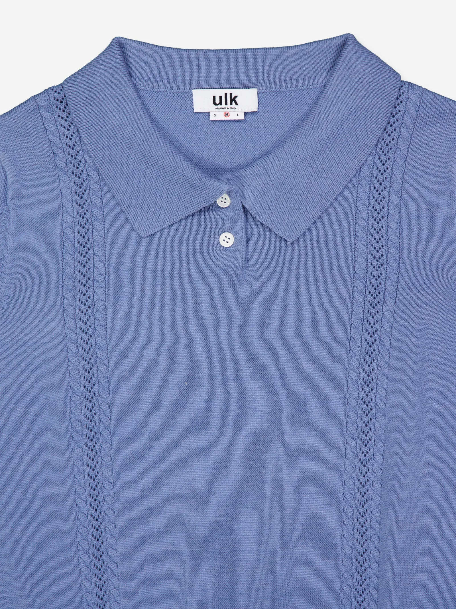 Knitted top with polo neck - ULK Claudine sold by Ulanka product image thumbnail 5