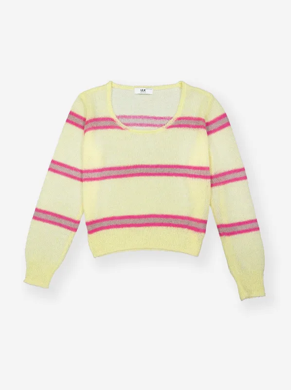 Striped knit sweater - Wally made by Ulanka