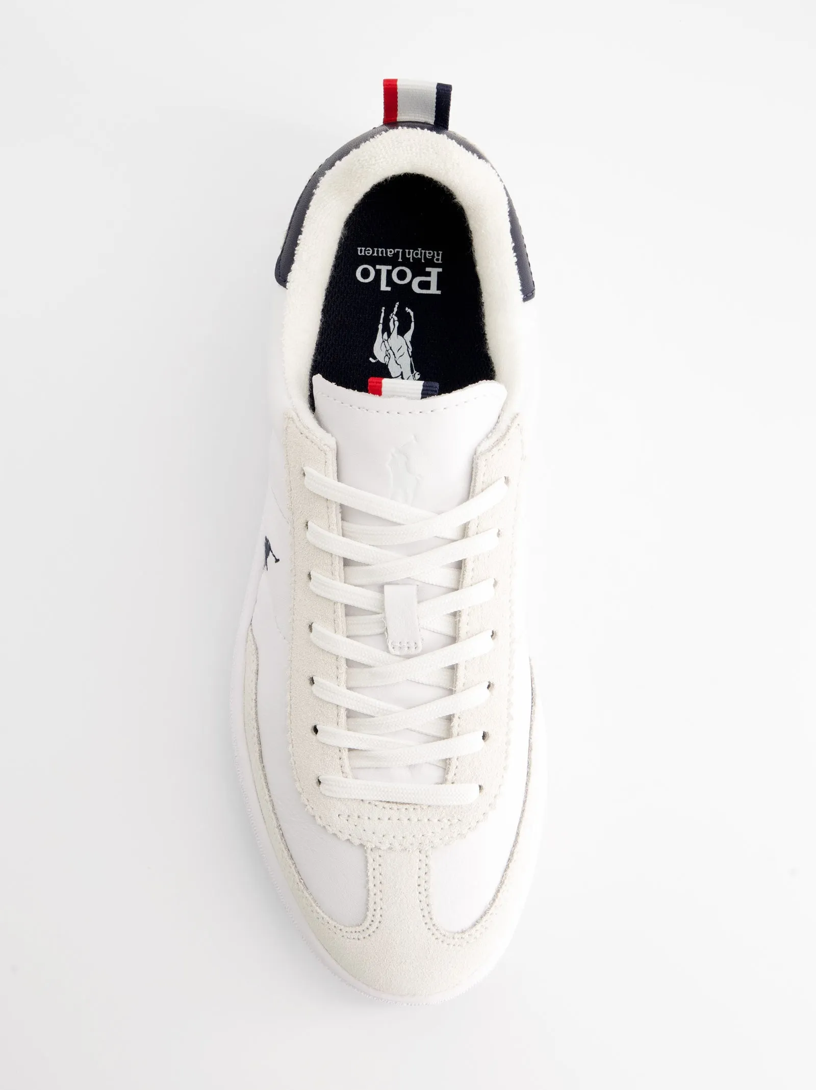 White leather sneakers - POLO Ralph Lauren Bedford sold by Ulanka product image thumbnail 2