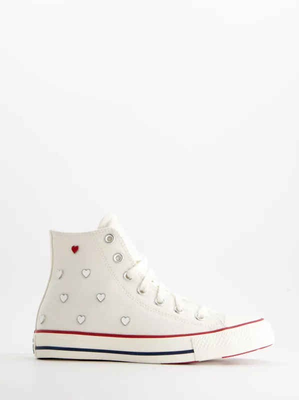 Converse Chuck Taylor All Star Valentine's Day - High-top white sneakers made by Converse