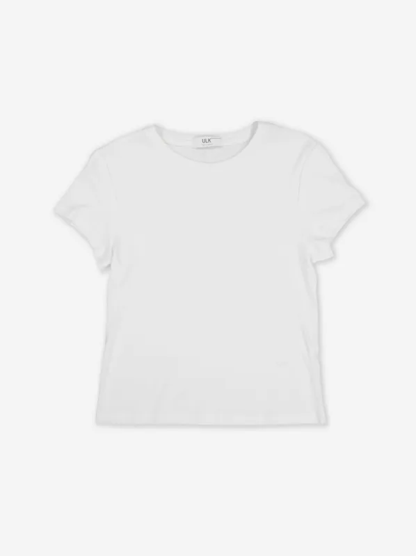 Long-sleeved white T-shirt - Lime made by Ulanka