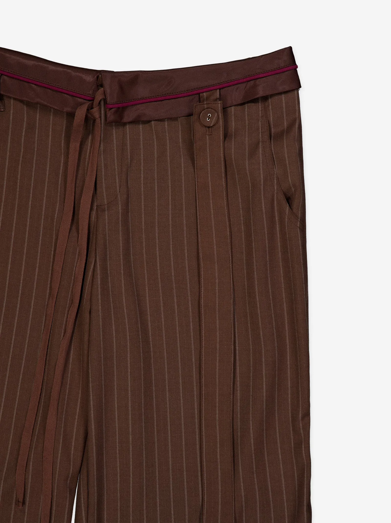 Pinstripe Bermuda shorts with side stripe - Iria sold by Ulanka product image thumbnail 3