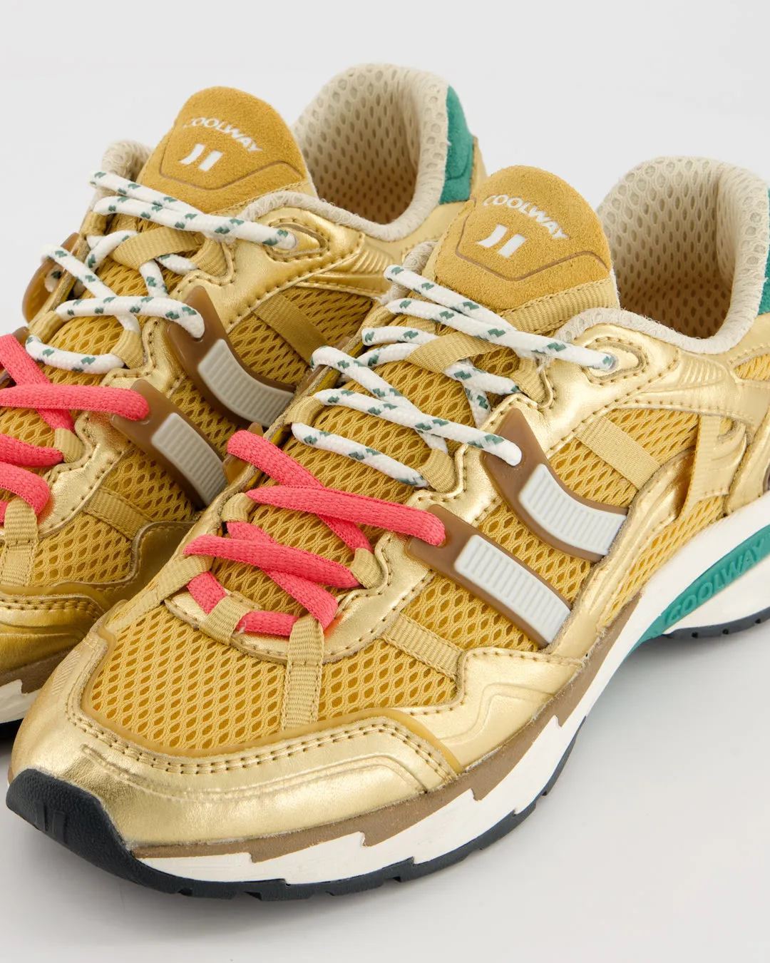 Coolway 2003 Golden Flame - Zapatillas deportivas de ante y malla sold by Ulanka product image thumbnail 2