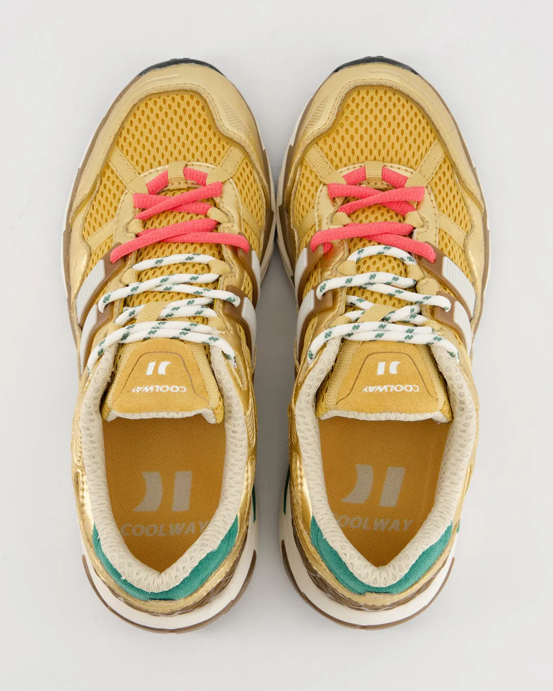 Coolway 2003 Golden Flame - Zapatillas deportivas de ante y malla sold by Ulanka product image thumbnail 4